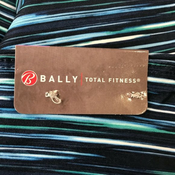 Bally Total Fitness Womens High Rise Blue Skinny Active 27 In Leggings Size XL - Picture 8 of 10